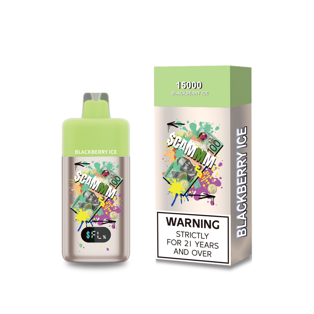 $CAMMM 15000 Blackberry Ice disposable vape