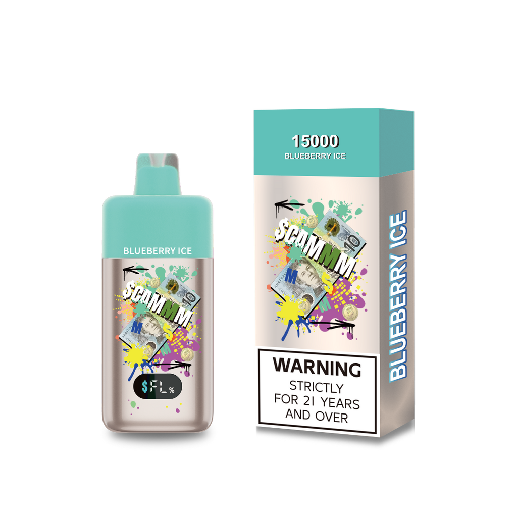 $CAMMM 15000 Blueberry Ice disposable vape