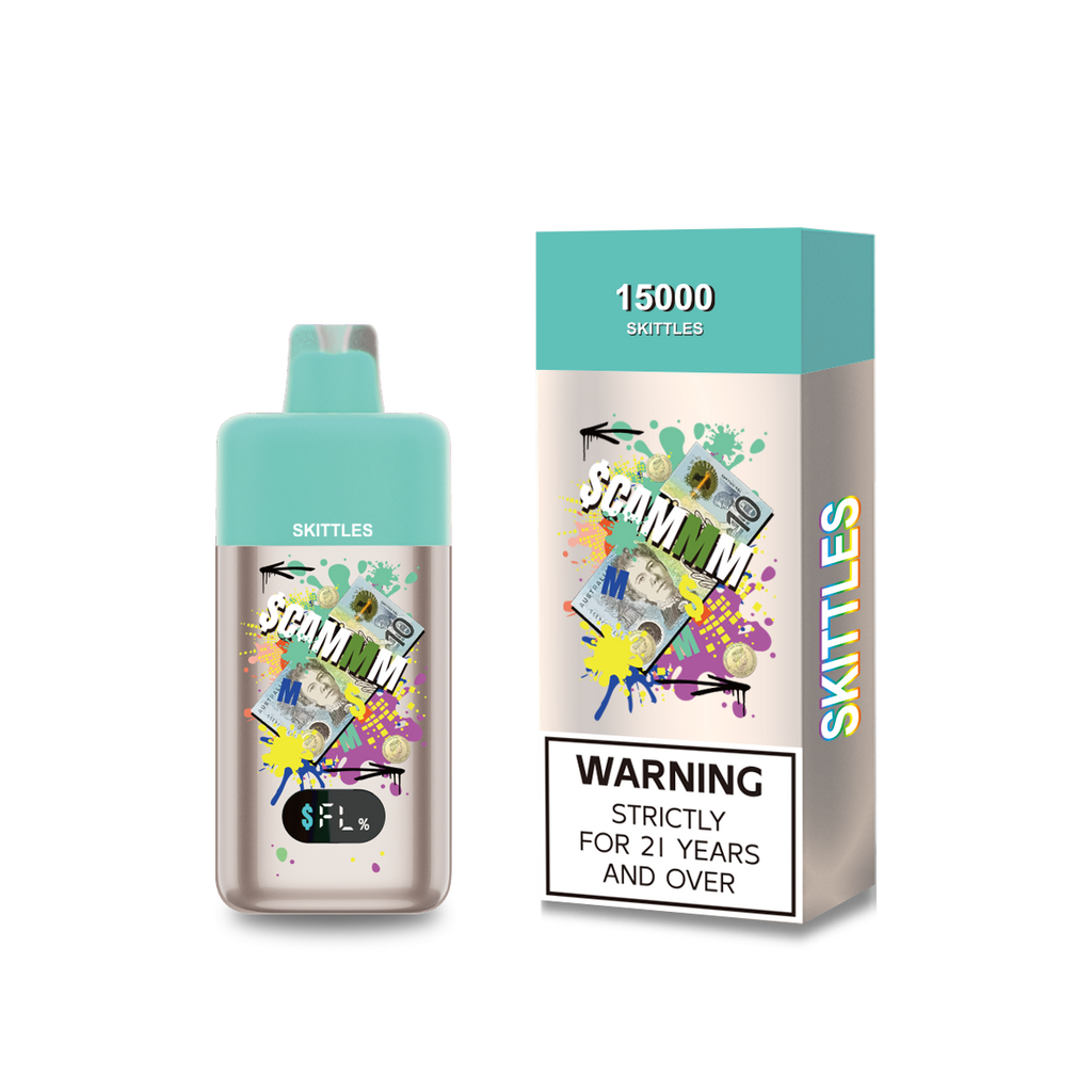 $CAMMM 15000 Skittles disposable vape