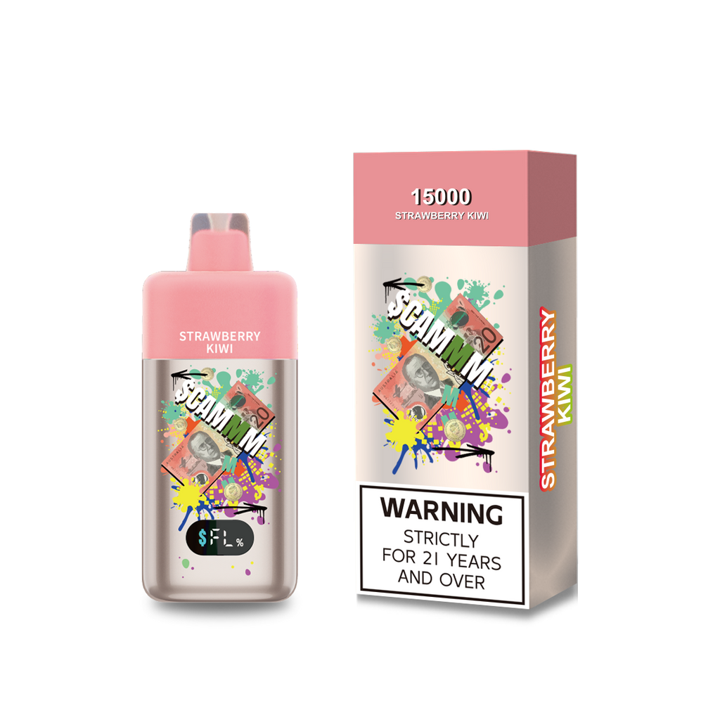 $CAMMM 15000 Strawberry Kiwi disposable vape